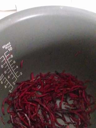 Beetroot Rice Ruby Grain (multicooker Toshiba RS-18-MNFR)