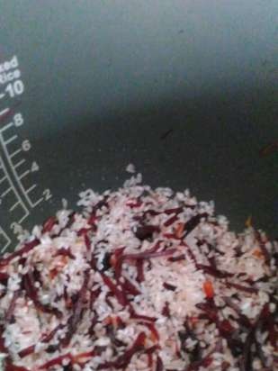 Beetroot Rice Ruby Grain (multicooker Toshiba RS-18-MNFR)