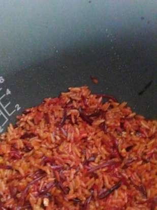 Beetroot Rice Ruby Grain (multicooker Toshiba RS-18-MNFR)