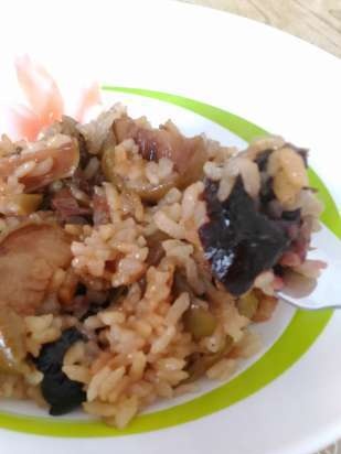 Arroz dulce Mamusin (basado en el arroz de Donna Rosa) en una multicocina Toshiba