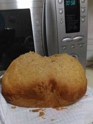 Pa de soda de gra sencer (senzill) a Panasonic SD-2500 Bread Maker