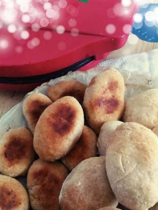 Dough patties with oatmeal and rye flour