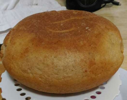 Dough patties with oatmeal and rye flour