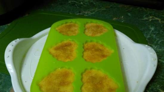 Muffins de maíz rellenos para microondas