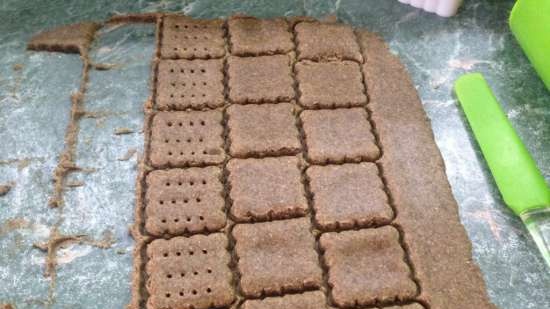 Galletas de centeno con salvado y café magro (horno Rommelsbacher BG 1650)