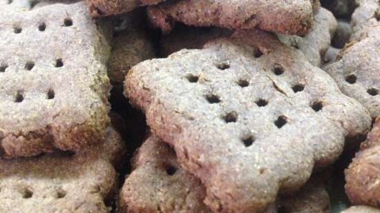 Galletas de centeno con salvado y café magro (horno Rommelsbacher BG 1650)