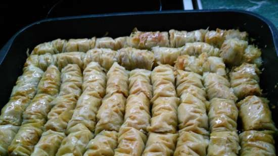 Baklava de masa filo