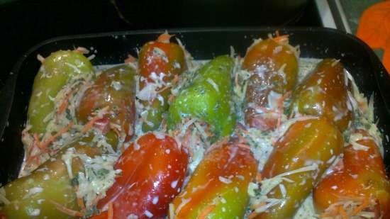 Balkan stuffed peppers (Steba KB28ECO mini oven)