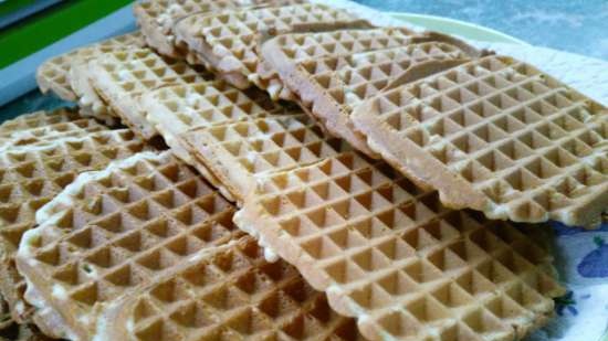 Mga waffle ng mais