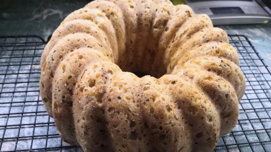 Swedish night bread Lenivka (without kneading)