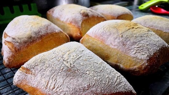 ยีสต์นิรันดร์มันฝรั่งฮอป (Sourdough ไม่มีแป้ง) สูตรการอบ