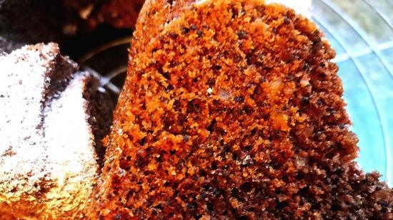 Torta al cioccolato e papaveri nel microonde