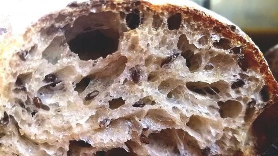 Ciabatta fermentovaná s 50% vlhkostí