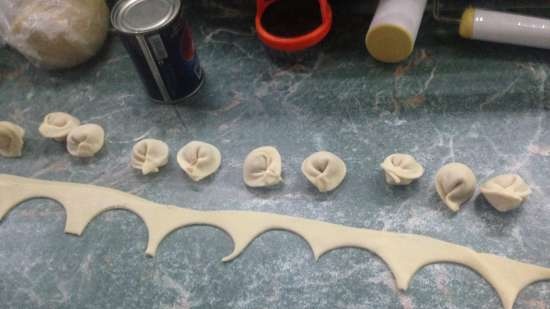 Dumplings en dumplingsvorm