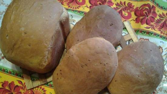 Watermelon bread with flax seeds (oven)