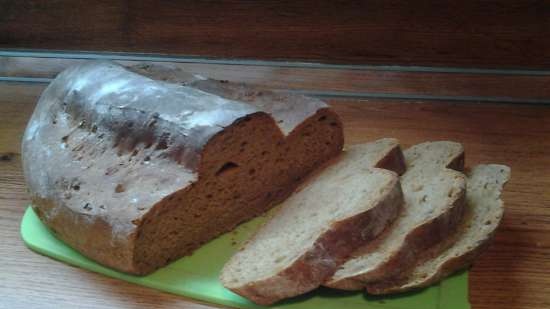 Pan de trigo y centeno con aderezo de mayonesa (horno)