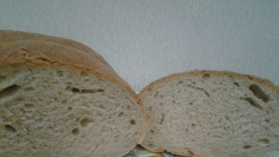 Rustiek brood (op een lang deeg)