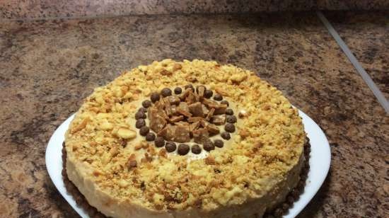 Creme brulee cake