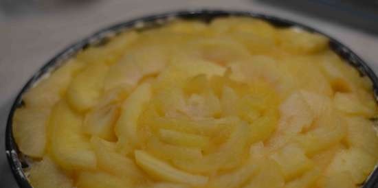 Torta di mele al caramello Charlotte