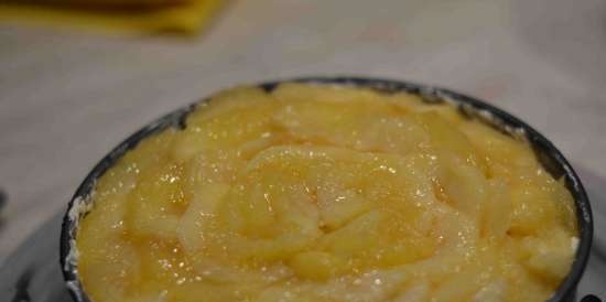 Torta di mele al caramello Charlotte