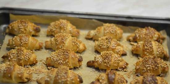 Bagels en capas con queso crema