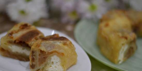 Panino in gelatina di ricotta e mele