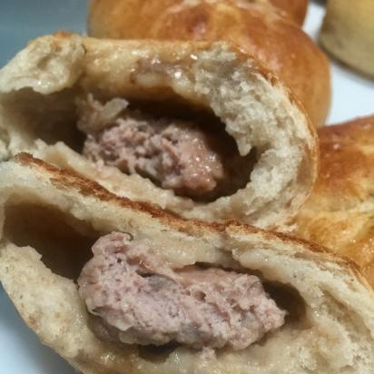 Empanadas de masa con harina de avena y centeno