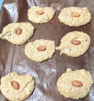 Galletas de avena con sabor infantil y sin grasa a los lados