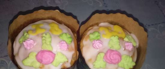 Examples of decorating Easter cakes and Easter