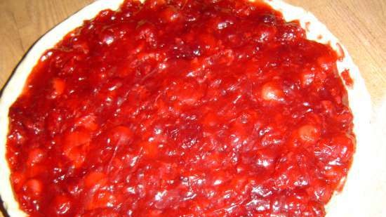 Open cherry pie