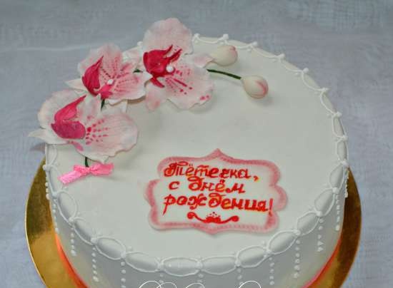 Mga cake ng bulaklak