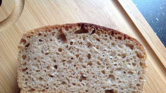 ขนมปังข้าวไรย์ - ข้าวสาลี Sourdough