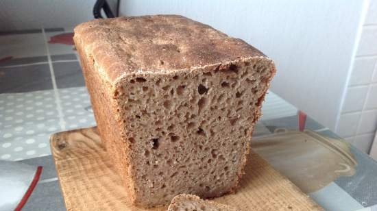 Sourdough rye-wheat bread