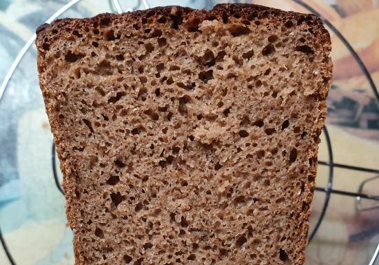 Rye-wheat bread 100% whole grain