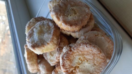 Biscotti di pasta frolla allo zucchero (in olio vegetale)