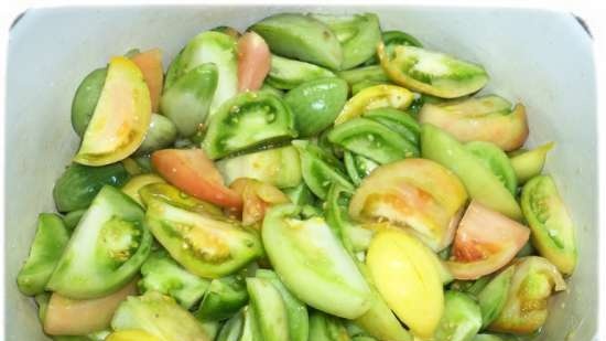 Ensalada de tomate verde