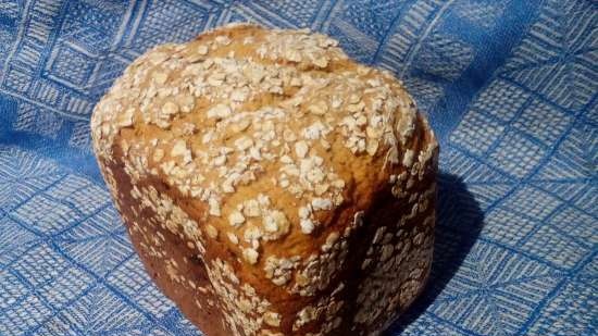 Zuurdesem Roggebrood Met Rozijnen En Karwijzaad (Tortilla Chef Princess 118000 Bakmachine)