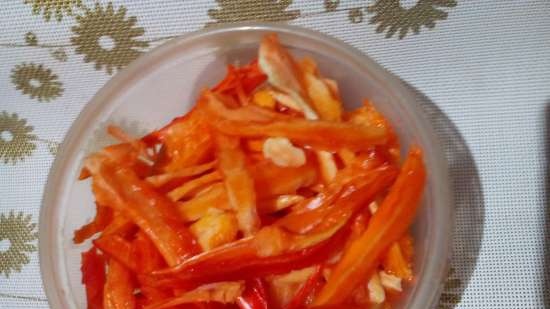 Lecho di peperoni con pomodori (lecso ungherese)