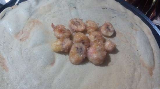 Frittelle magre con banana