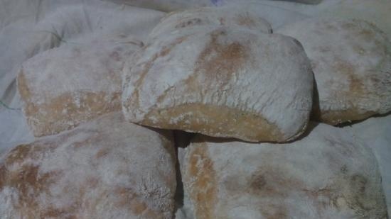 Ciabatta fermentato con il 50% di umidità