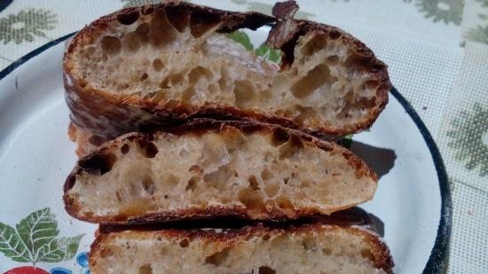 Ciabatta fermentato con il 50% di umidità