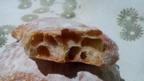 Ciabatta fermentowana z 50% wilgocią