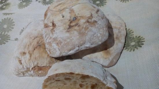 Ciabatta fermentowana z 50% wilgocią