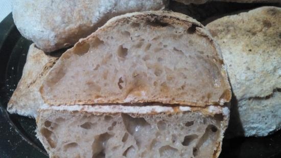 Ciabatta fermentato con il 50% di umidità