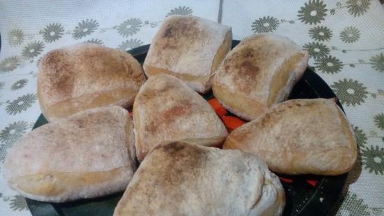 Ciabatta fermentovaná s 50% vlhkostí