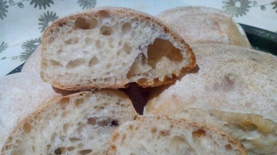 Ciabatta fermentovaná s 50% vlhkostí