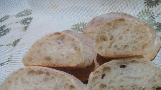 Ciabatta 50% nedvességgel fermentálva