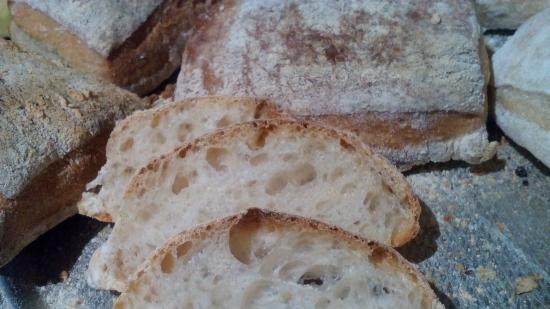 Ciabatta 50% nedvességgel fermentálva