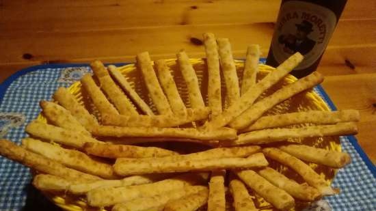 Cheese sticks with cumin