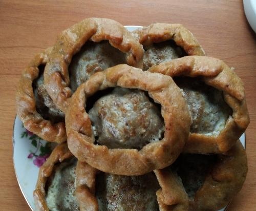 Empanadas de masa con harina de avena y centeno